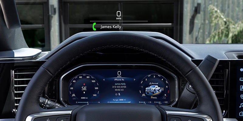 2026 Chevrolet Silverado 2500 HD instrument panel in Orangeburg, SC, featuring a modern 12.3-inch Driver Information Center and a 13.4-inch touchscreen for intuitive control and easy access to key vehicle information.