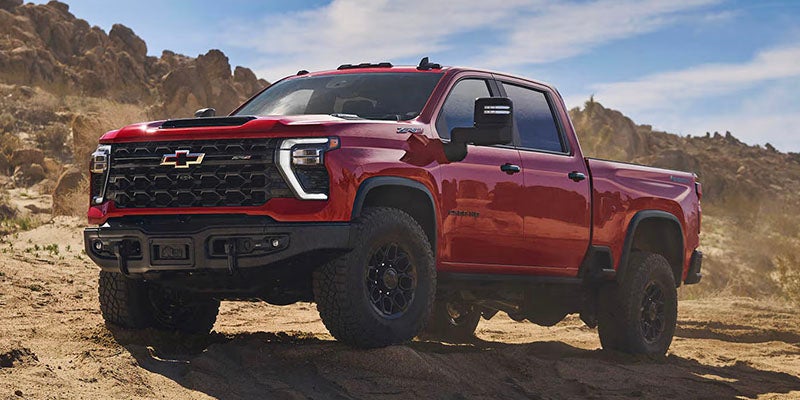 2026 Chevrolet Silverado 2500 HD trim levels in Orangeburg, SC, featuring a range of options including the WT, Custom, LT, LTZ, ZR2, and High Country trims designed to meet diverse needs for work, performance, and luxury.