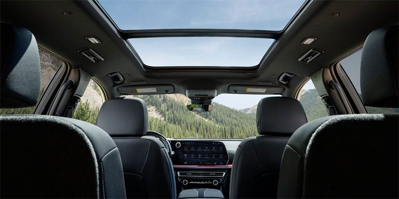 2026 Chevrolet Traverse interior cabin in Orangeburg SC with Smart Slide second-row seating and spacious 7-passenger layout